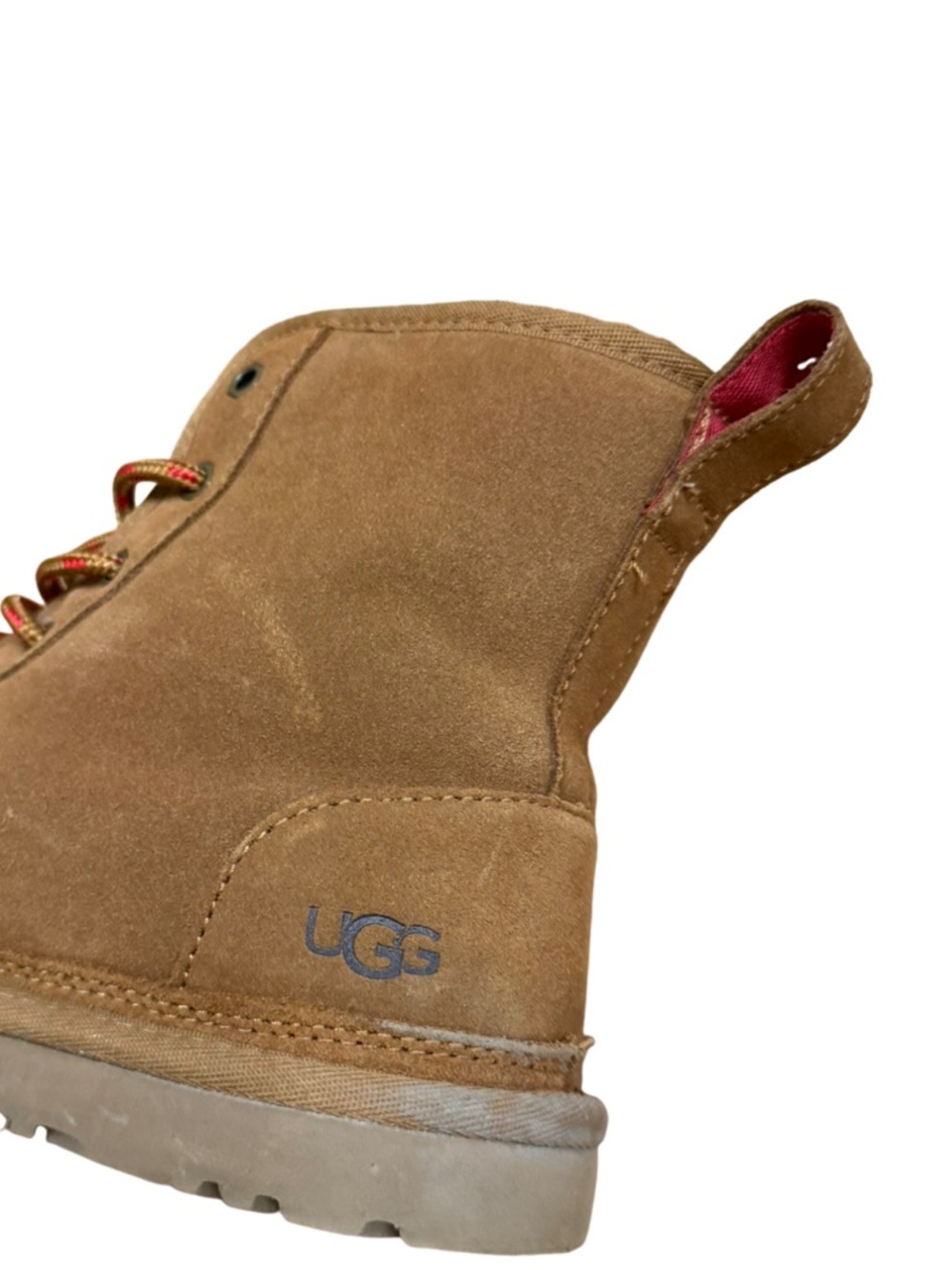 UGG Neumel Chukka Boots Chestnut Suede Size 8 - Picture 6 of 11